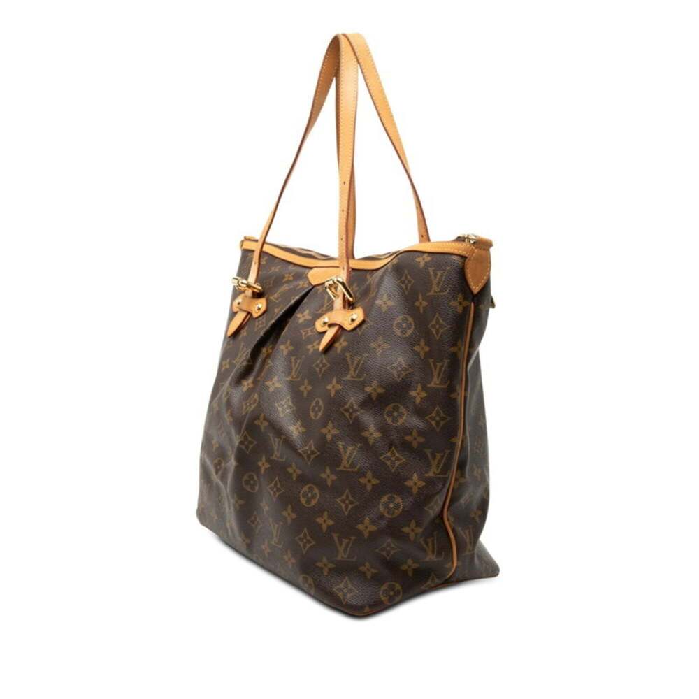 LOUIS VUITTON Authentic Brown Monogram Leather Shoulder Bag - Picture 2 of 6